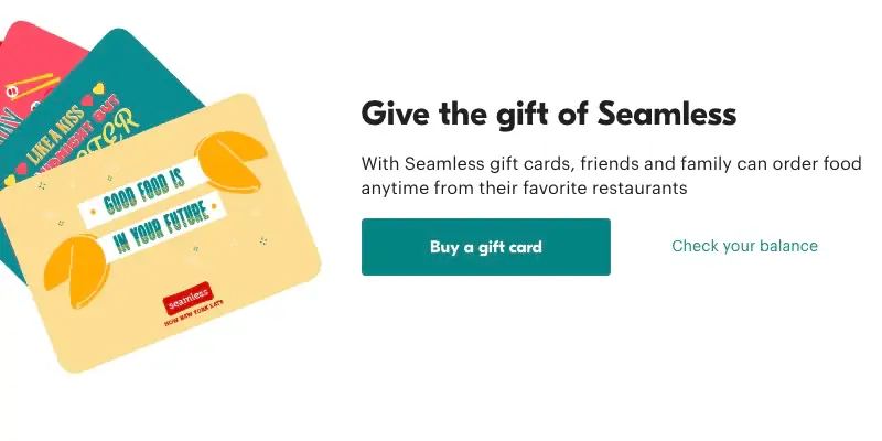 Seamless Basic gift card